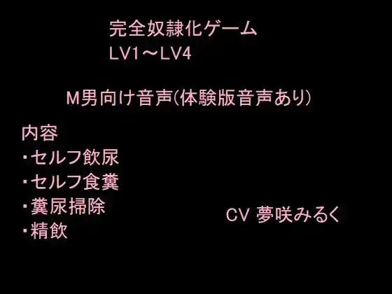 完全奴隷化ゲーム LV1～LV4