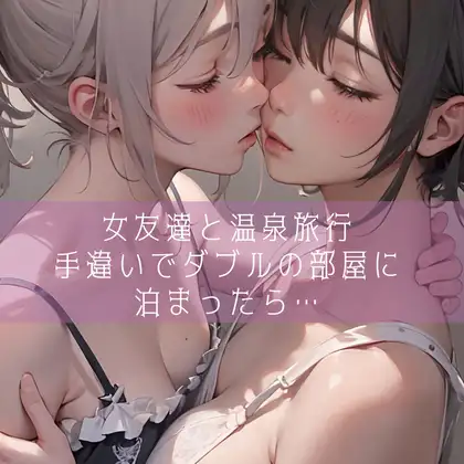 【百合】女友達と温泉旅行 手違いでダブルの部屋に泊まったら…