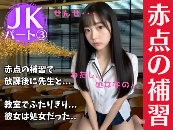 パート3 放課後にJKが先生と赤点補習・・・バカすぎる美女はおっぱいだけ武器だったスペシャル!
