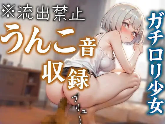 ガチロリ声優がトイレでの本気うんこ収録に挑戦!! 踏ん張りすぎて大量のうんこが肛門からブチュブチュ溢れ出す♪