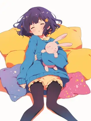 お昼寝中の◯稚園◯たちの靴下にイタズラ
