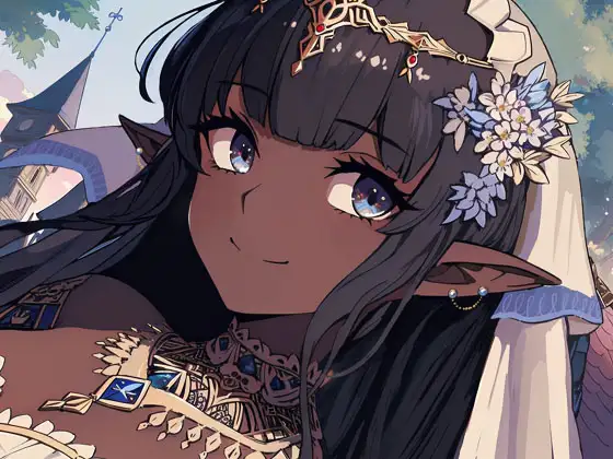 エルフの女王様の治療魔術