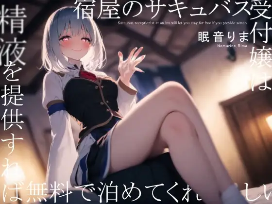 宿屋のサキュバス受付嬢は精液を提供すれば無料で泊めてくれるらしい