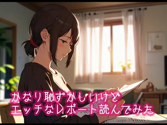 かなり恥ずかしいけどエッチなレポートを読んでみた4