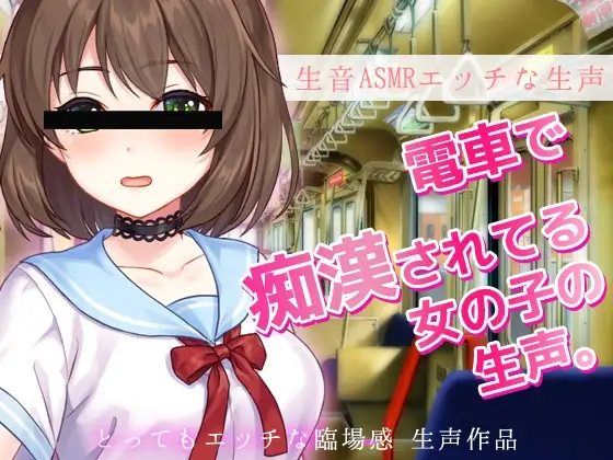 生音ASMR～電車で痴漢されてる女の子～とってもエッチな臨場感の生声作品