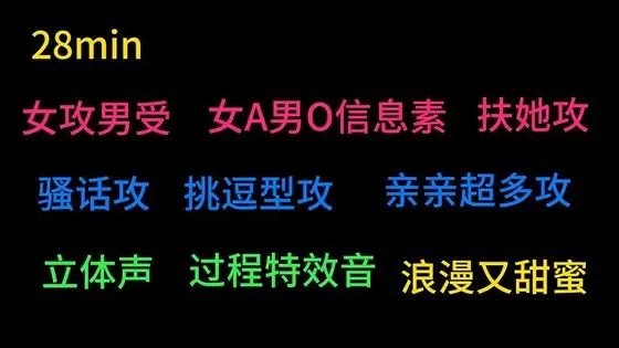 【中文音声】系统派发的超猛女Alpha攻