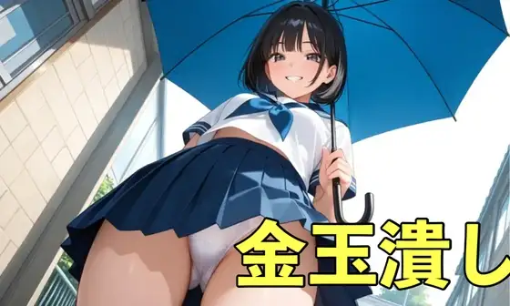 傘で金玉潰しかけた女子の体験談
