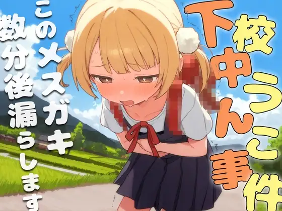 下校中うんこ事件〜このメスガキ、数分後にうんこ漏らします。〜