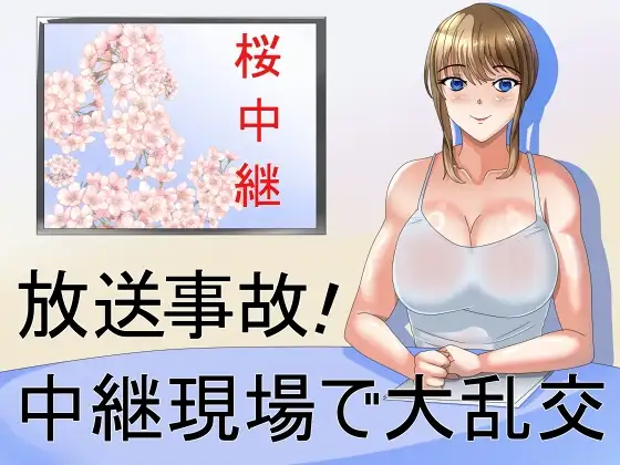 放送事故！中継現場で大乱交