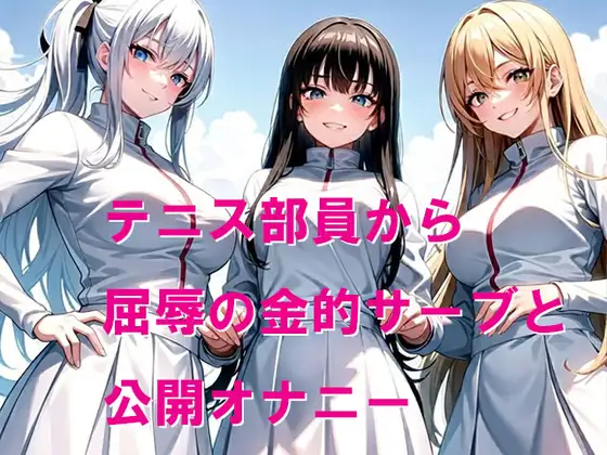テニス部員から屈辱の金的サーブと公開オナニー