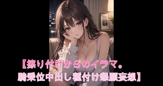 布団の中で妄想オナ【擦り付けからのイラマ。騎乗位中出し種付け懇願妄想】