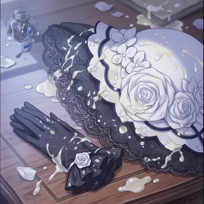 【ま〇さば】大魔女様の帽子と手袋の匂いとぶっかけ