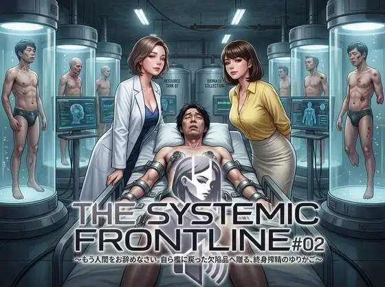 『THE SYSTEMIC FRONTLINE #02』 もう人間をお辞めなさい。自ら檻に戻った欠陥品へ贈る、終身搾精のゆりかご。
