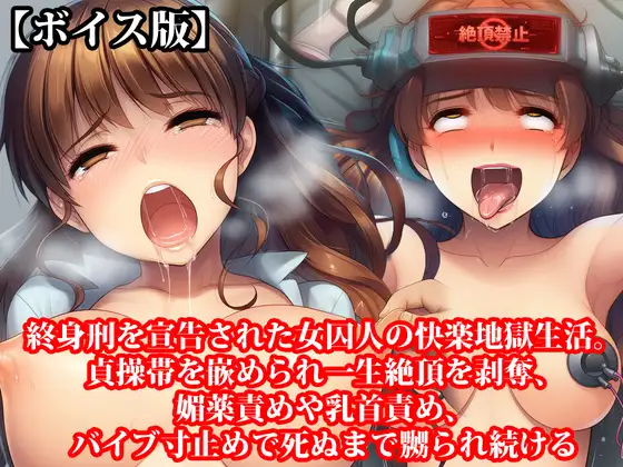 『終身刑を宣告された女囚人の快楽地獄生活。貞操帯を嵌められ一生絶頂を剥奪、媚薬責めや乳首責め、バイブ寸止めで死ぬまで嬲られ続ける』【ボイス版】