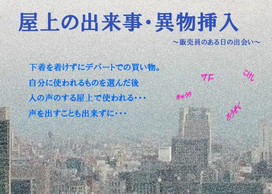 屋上の出来事・異物挿入