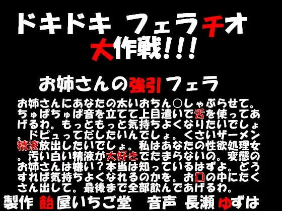 ドキドキフェラチオ大作戦!!!お姉さんの強引フェラ