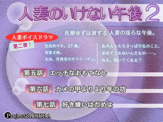 人妻のいけない午後2(MP3)