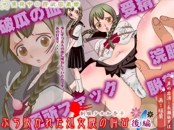 制服少女加奈子 ぶち抜かれた処女膜の叫び (後編)