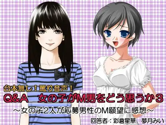 Q&A 女の子がM男をどう思うか3