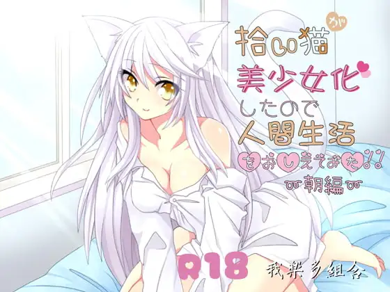 拾い猫が美少女化したので人間生活教えてみた～朝編～ R18